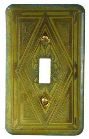 Etched Single Brass Verde  Baraka