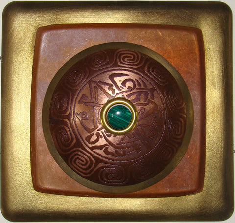 Haiku Doorbell Brass W/ Copper Order & Chaos
