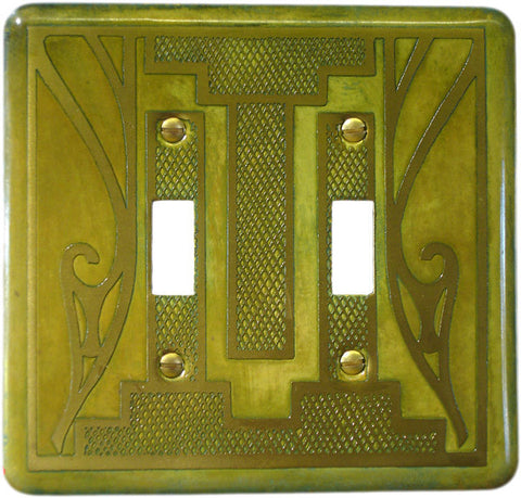 Etched Dbl. Brass Verde Montana