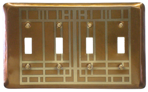Etched Quad Brass Frank