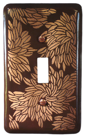 Etched Single Copper Flora