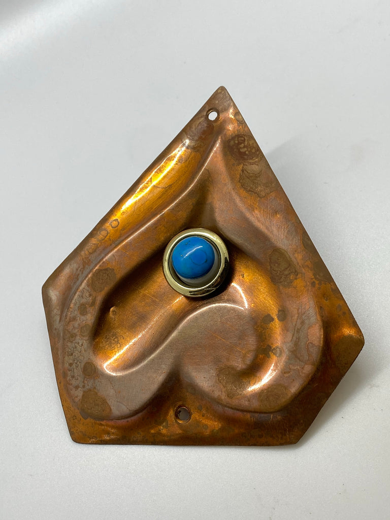 Copper Heart Doorbell